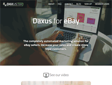 Tablet Screenshot of daxus.com